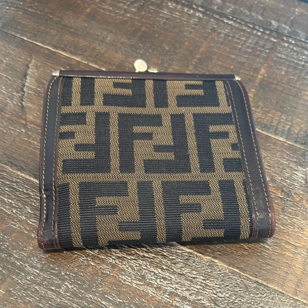 Fendi Zucca Wallet vintage